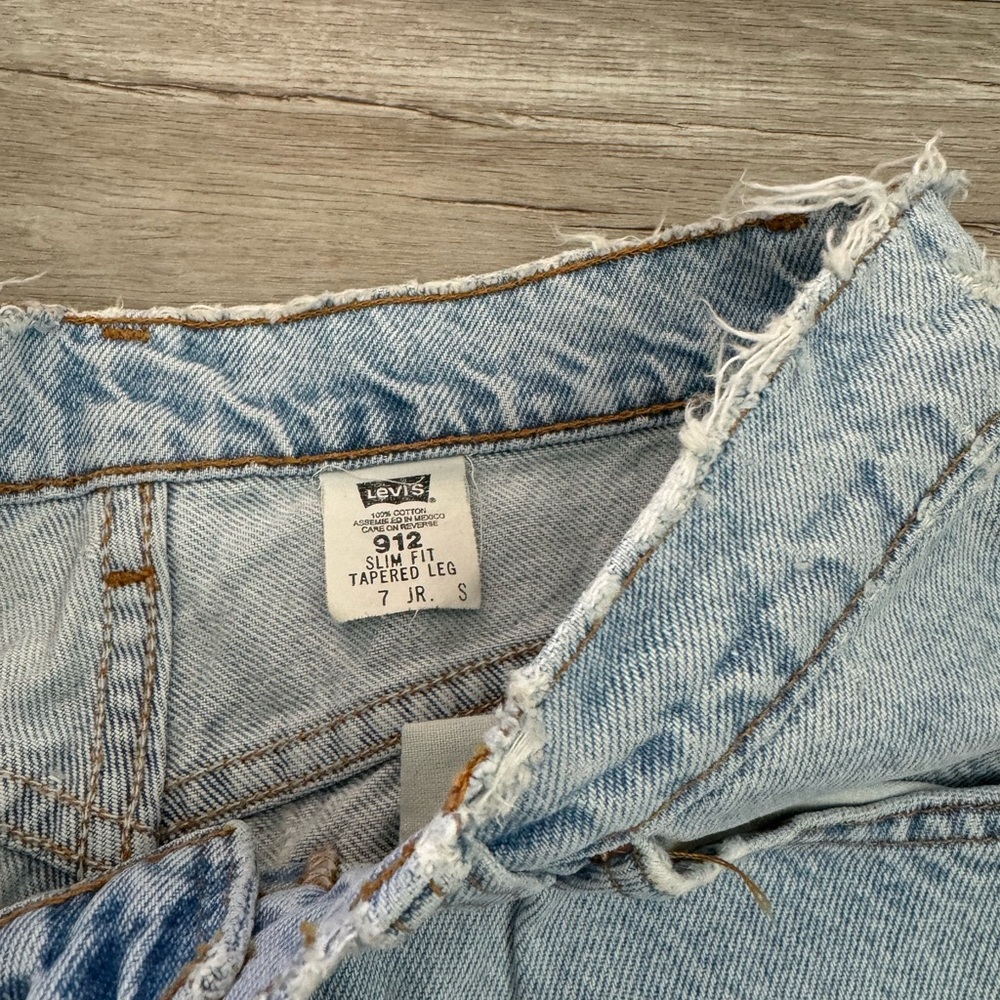 Vintage Orange Tab Levi’s 912 Light Wash - Picture 4 of 7